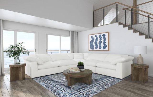 Coaster® Raleigh 5-Piece Ivory Modular Sectional-1
