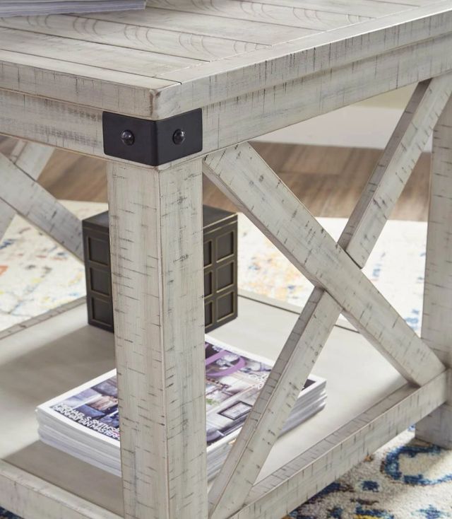 Signature Design by Ashley® Carynhurst Whitewash End Table-3