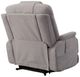 Flexsteel® Zecliner Model 1 Dove Fabric Power Lift Recliner-4