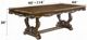 ACME Furniture Latisha Antique Oak Trestle Dining Table-2