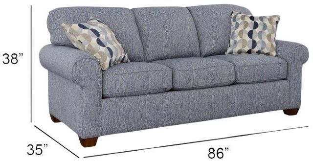 Flexsteel® Thornton Indigo Sofa-2