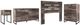 Signature Design by Ashley® Neilsville 4-Piece Multi Gray Full Panel Headboard Set-0