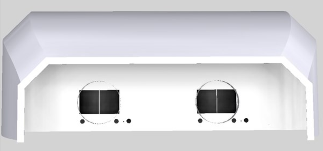 Vent-A-Hood® Designer Series 60" White Wall Mounted Range Hood-2