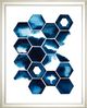 Classy Living Grace Popp Stormy Geometry II Wall Art-1