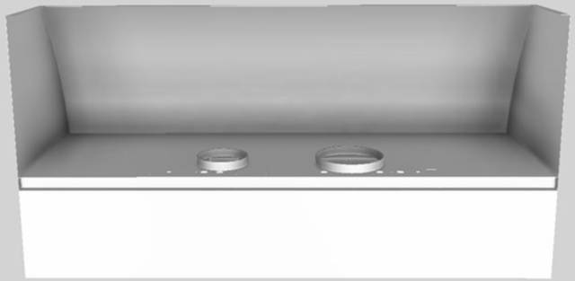 Vent-A-Hood® 60" White Wall Mounted Range Hood-2