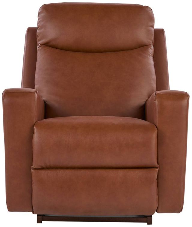 La-Z-Boy® Emmons Oak Leather Power Rocking Recliner with Headrest and Lumbar-1