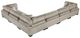 Homelegance® Traverse 6-Piece Taupe Modular Sectional-4