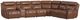 Flexsteel® Swift 6-Piece Hazelnut Leather Power Reclining Sectional with Power Headrests and Lumbar-0