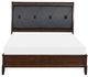 Homelegance® Cotterill Dark Cherry California King Panel Bed-2