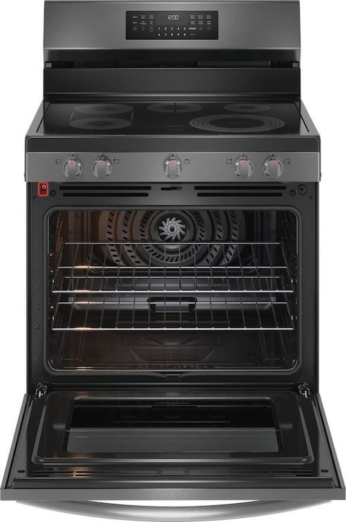 Frigidaire Gallery® 30" Smudge-Proof® Black Stainless Steel Freestanding Electric Range -2