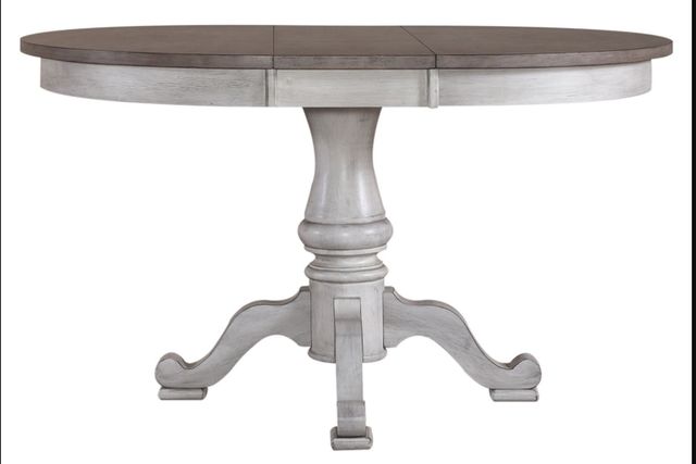 Liberty Furniture Ocean Isle 5-Piece Antique White/Weathered Pine Dining Set-2
