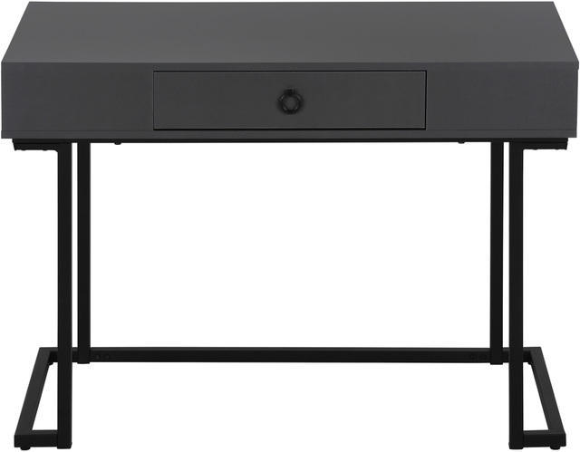 Monarch Specialties Inc. Black/Modern Grey Computer Desk-1