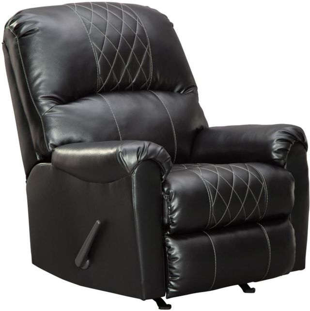 Signature Design by Ashley® Betrillo Black Rocker Recliner-1