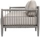 Uttermost® Borneo Dark Gray/Dove Wooden Outdoor Sofa-3