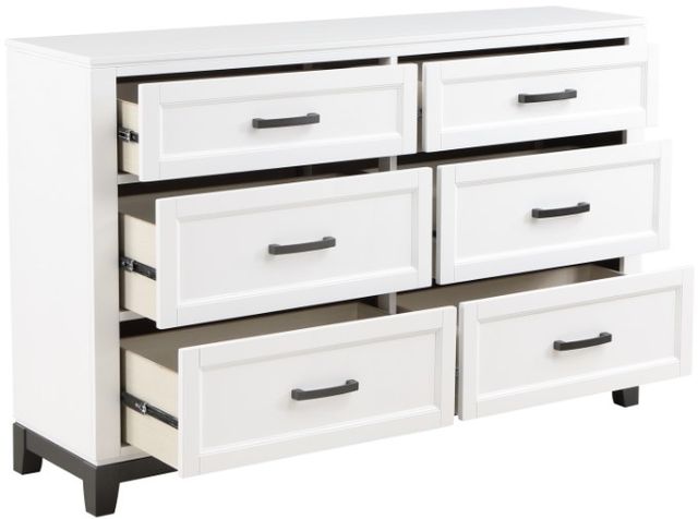 Mazin Furniture Garretson White Dresser-2