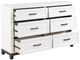 Mazin Furniture Garretson White Dresser-2