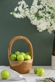 A & B Home Green Faux Fuji Apples-3