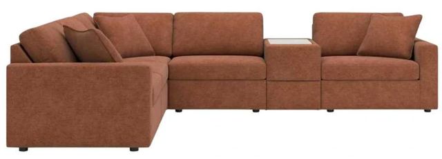 Signature Design by Ashley® Modmax 6-Piece Spice L-Shape Sectional with Storage Console-1