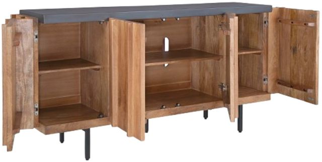 Signature Design by Ashley® Quintavious Brown/Charcoal Accent Cabinet-2