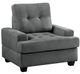 Mazin Furniture Dunstan Gray Chair-0