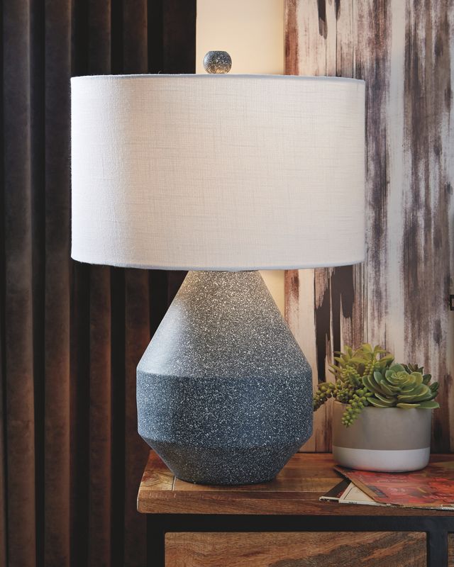 Signature Design by Ashley® Kristeva Blue Metal Table Lamp-3