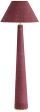 TOV Furniture Graham Burgundy Velvet Floor Lamp-0