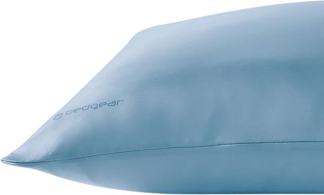 BEDGEAR® Hyper-Silk™ Performance® Misty Blue Queen Pillow Case-2