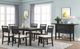 New Classic® Home Furnishings Sable Crest 5-Piece Black/Ebony Dining Table Set-1