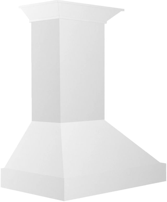 ZLINE 36" Smooth Bright White Wall Mounted Range Hood-1