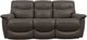 La-Z-Boy® James Walnut Leather Power Reclining Sofa with Headrest-1