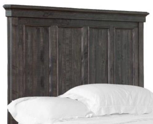 Magnussen Home® Calistoga Weathered Charcoal Queen Panel Headboard-0