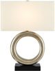 Currey & Company Kirkos Ivory/Silver Leaf Table Lamp-1
