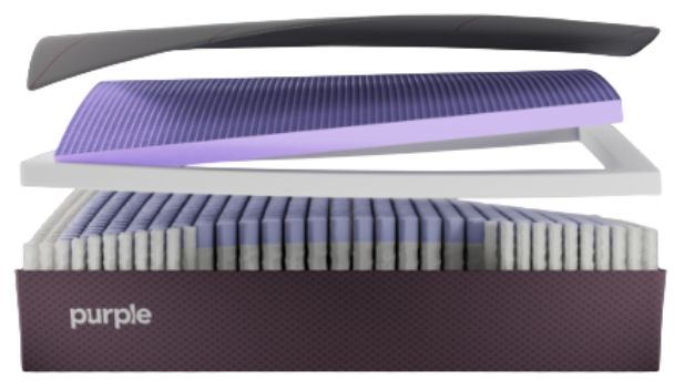Purple® Premium Restore® 11.5" Grid Technology Plush Tight Top King Mattress in a Box-2