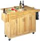 homestyles® General Line Brown Kitchen Cart-1