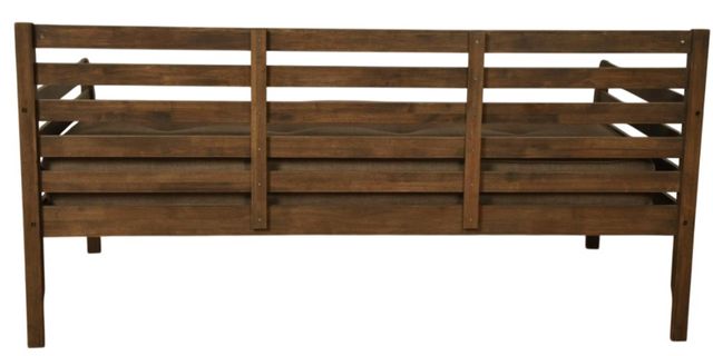 Kodiak Furniture Boho Rustic Walnut Twin Daybed Frame-2