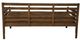 Kodiak Furniture Boho Rustic Walnut Twin Daybed Frame-2