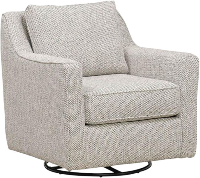 Fusion Furniture Contour Harlow Denim Swivel Glider Chair-0
