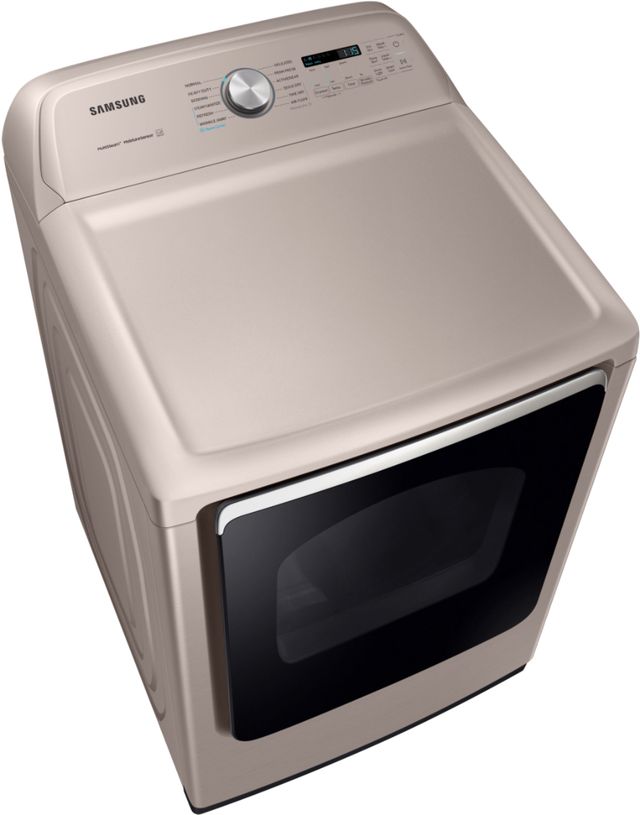 Samsung 7.4 Cu. Ft. Champagne Front Load Gas Dryer-3