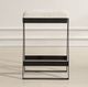Uttermost® Hover Aged Black/Ivory Counter Stool-1