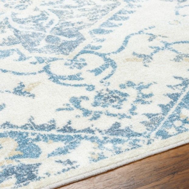 Surya Hera Blue/White 4'x6' Area Rug-4