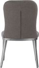 Moe's Home Collection Shelton 2-Piece Nimbus Black Leather Dining Chair Set-3