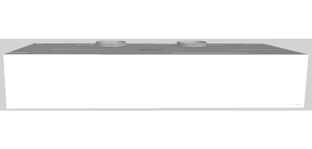 Vent-A-Hood® 66" White Wall Mounted Range Hood-0
