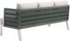 Zuo® Modern Bridgehampton White Aluminum Outdoor Sofa-3