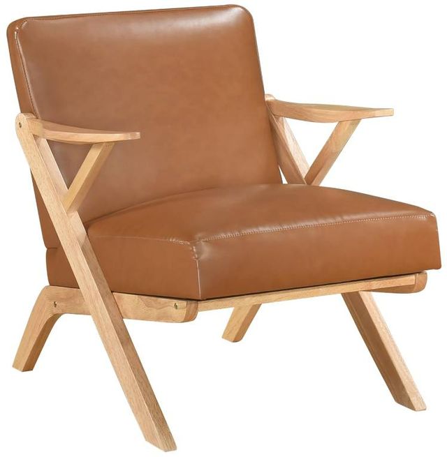Homelegance® Gideon Brown/Natural Accent Chair-0