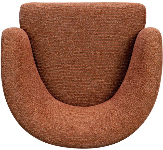 Parker House® Mingle Thatch Terracotta Swivel Glider Accent Chair-4