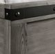 Elements International Wade Gray Twin Youth Panel Bed-4