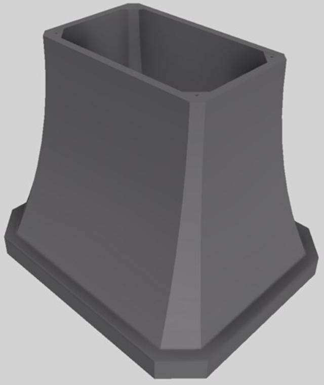Vent-A-Hood® Designer Series 36" Gunsmoke Island Range Hood-3