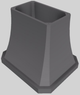 Vent-A-Hood® Designer Series 36" Gunsmoke Island Range Hood-3