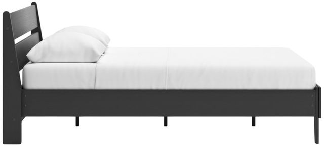 Signature Design by Ashley® Socalle Black Queen Platform Panel Bed-2