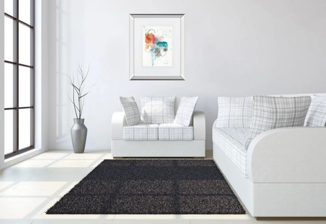 Classy Art Abstract Skyline I By Courtney Prahl Mirror Framed Wall Art-2